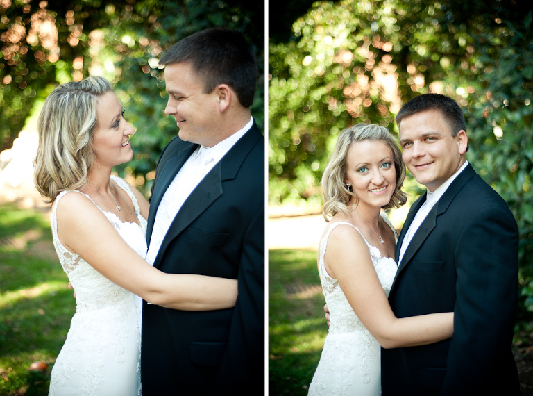 UGA Campus wedding picture