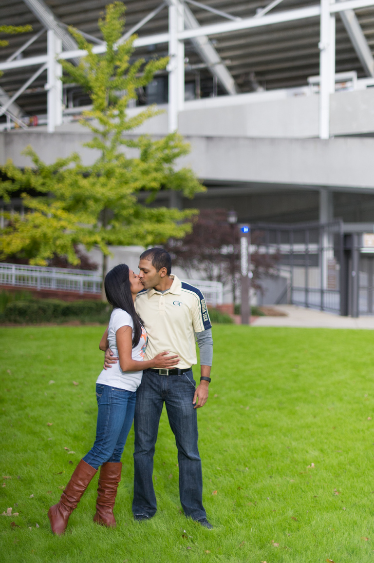 Georgia Tech engagement photos