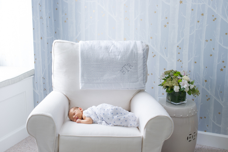 Blue and Cream Nursery for Boy