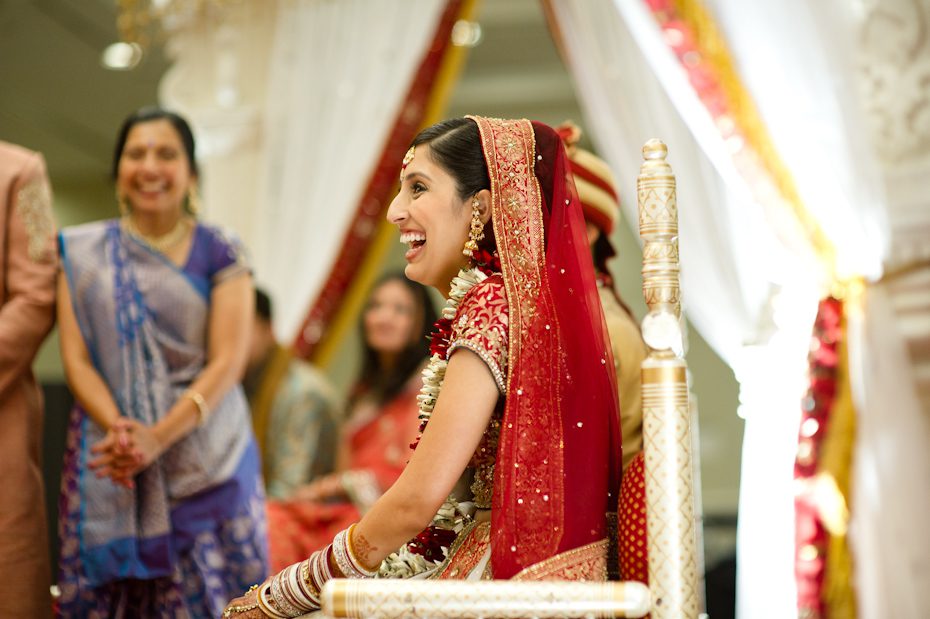 Bride at Indian Wedding Ceremony