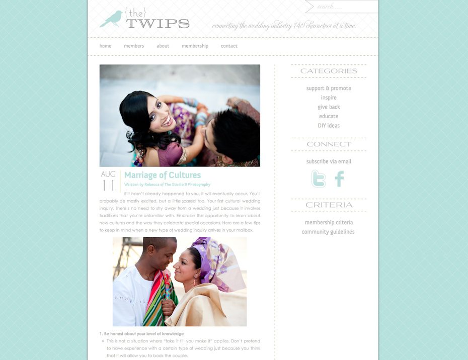 Tips For Wedding Professionals | The Studio B Photography | TWIPS ...