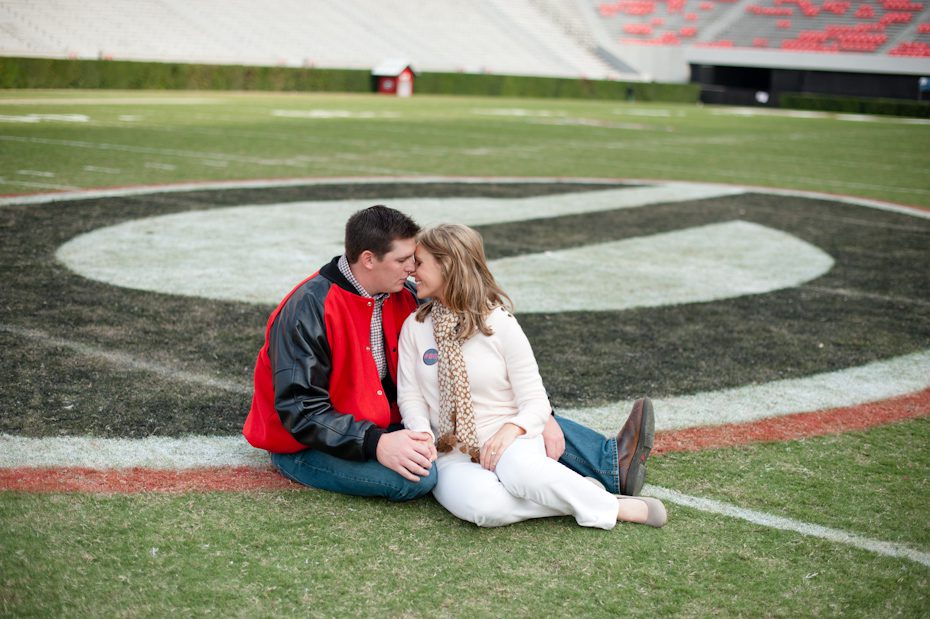 Engagement pictures at UGA