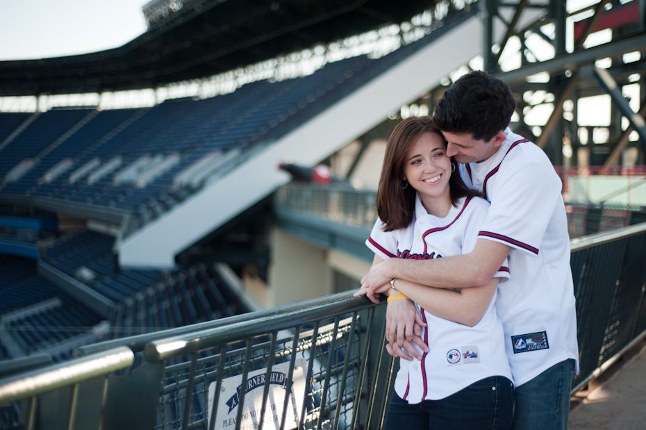 Turner Field Engagement Photo Picture