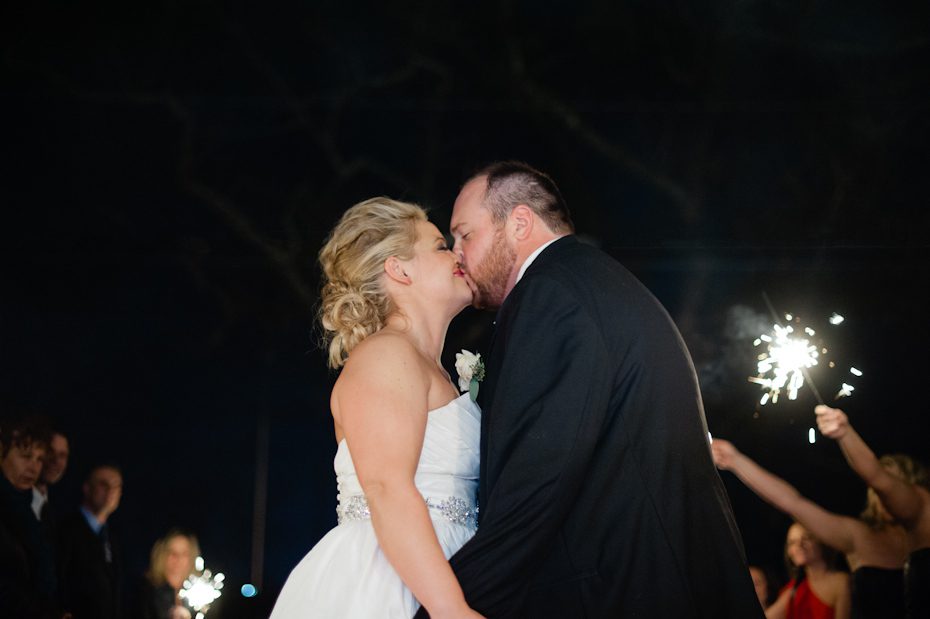 Sparklers At Wedding 