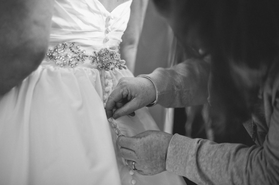 bride getting ready