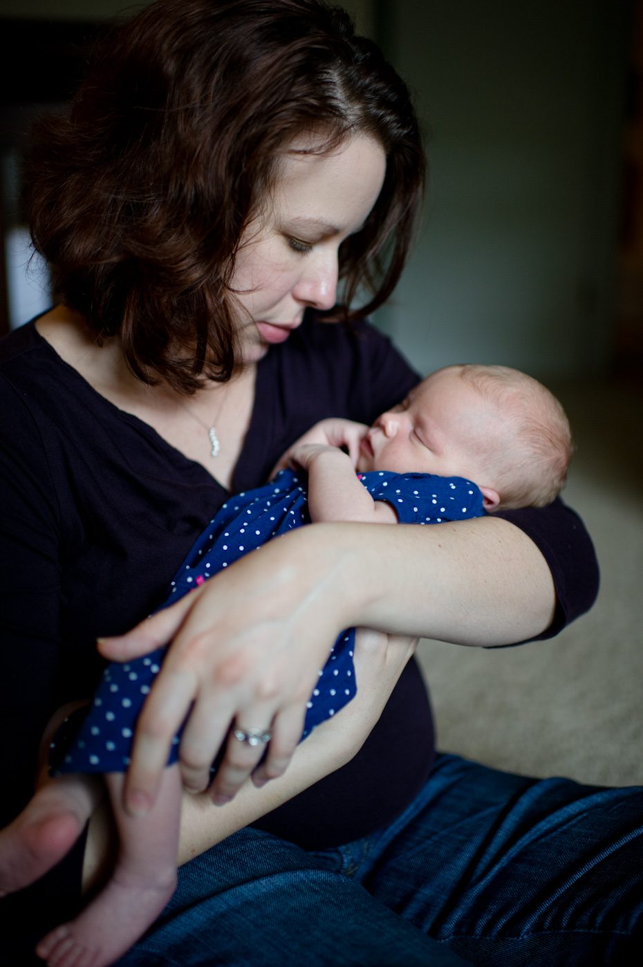 Family photos with newborn