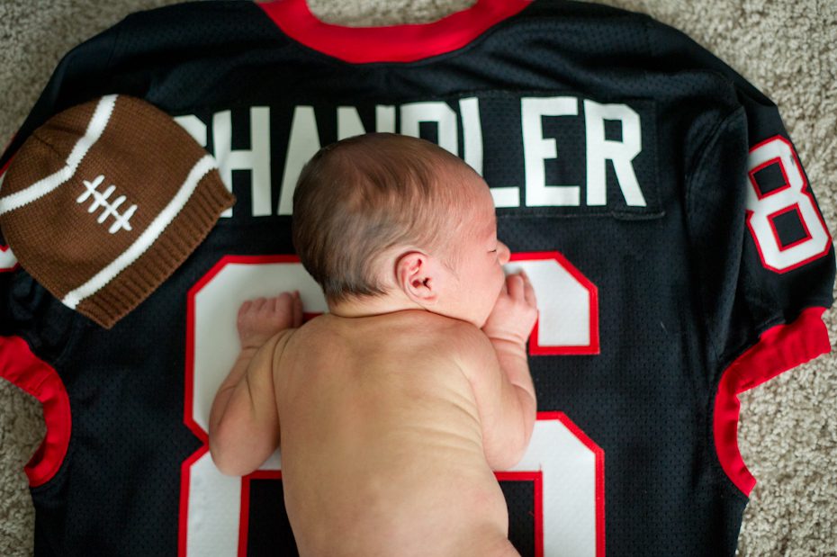 UGA jersey newborn