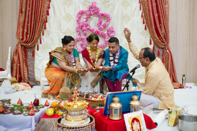 Atlanta Indian Wedding at BAPS Mandir by The Studio B