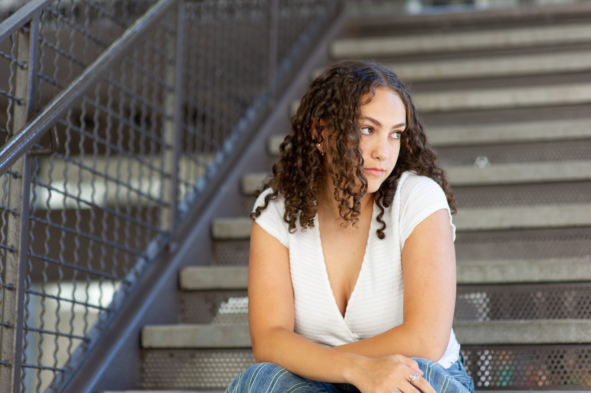 Atlanta Senior Photos at Ponce City Market by The Studio B Photography